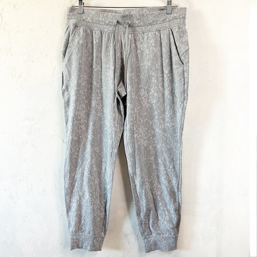 Lululemon Ready To Rulu Pant Womens 12 Incognito Camo Gray Joggers Pockets